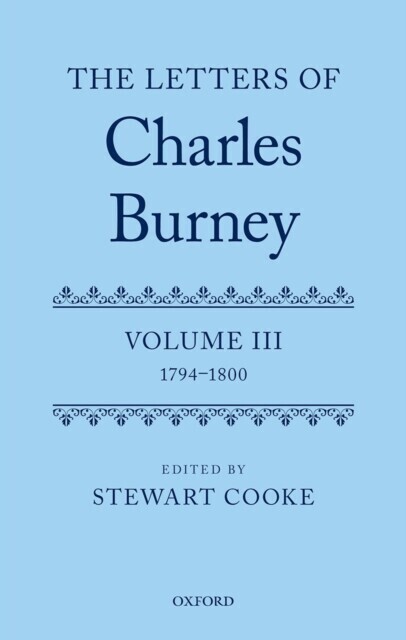 Letters of Dr Charles Burney main product photo