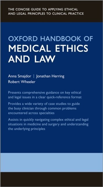 Oxford Handbook of Medical Ethics and Law main product photo