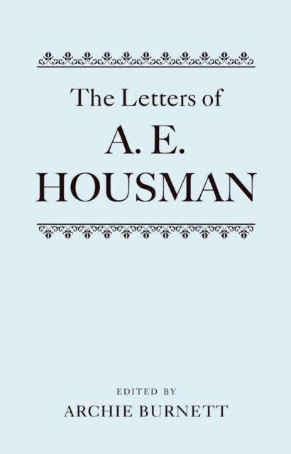 Letters of A. E. Housman main product photo