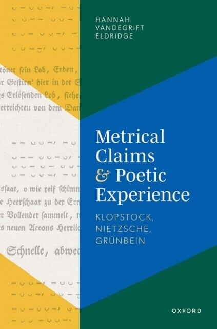 Metrical Claims and Poetic Experience main product photo
