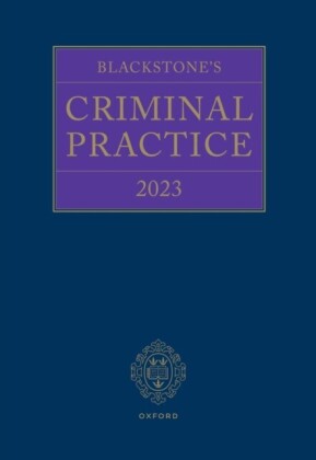 Blackstone's Criminal Practice 2023
