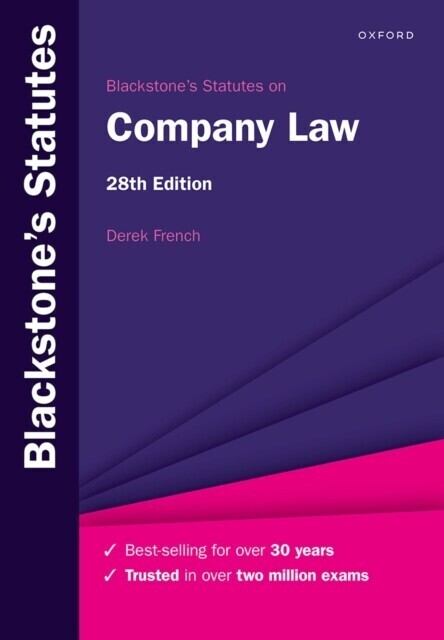 Blackstone's Statutes on Company Law main product photo