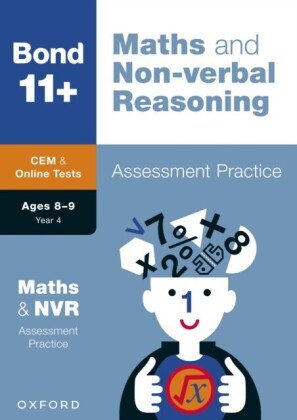 Bond 11+: Bond 11+ CEM Maths & Non-verbal Reasoning Assessment Practice, Age 8-9 Years