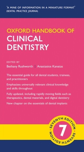 Oxford Handbook of Clinical Dentistry main product photo