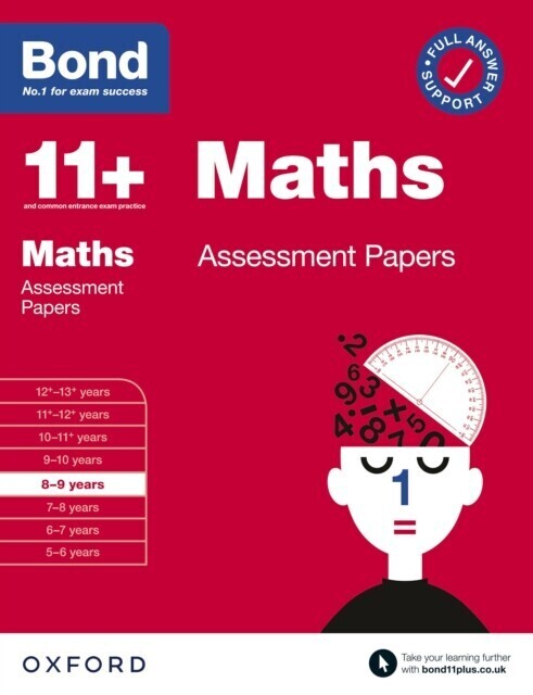Bond 11+: Bond 11+ Maths Assessment Papers 8-9 years main product photo