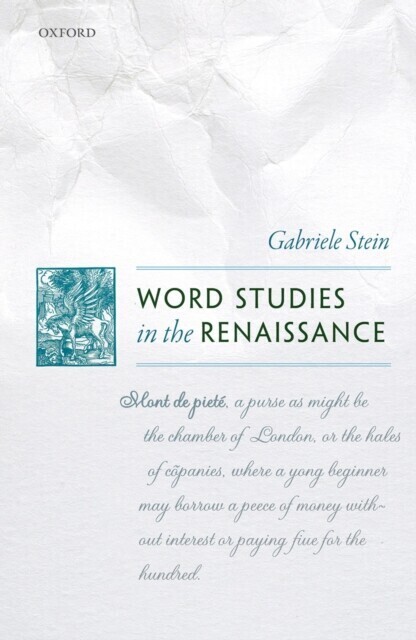 Word Studies in the Renaissance main product photo