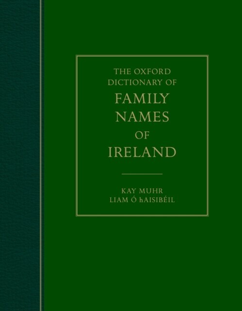 Oxford Dictionary of Family Names of Ireland main product photo