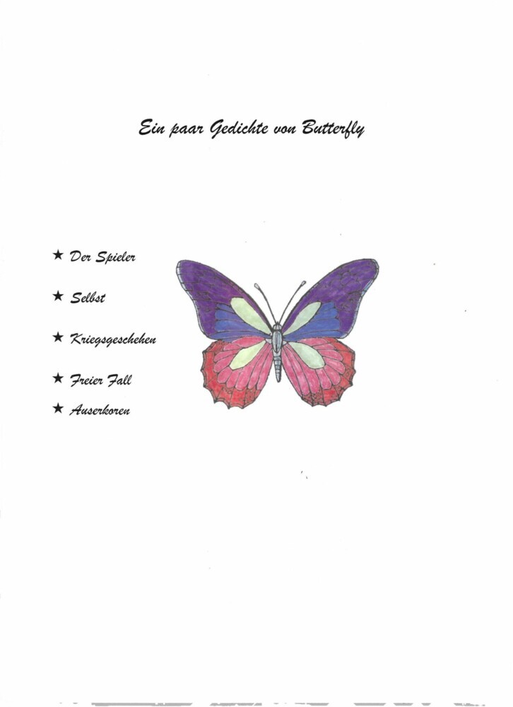Ein paar Gedichte von Butterfly main product photo
