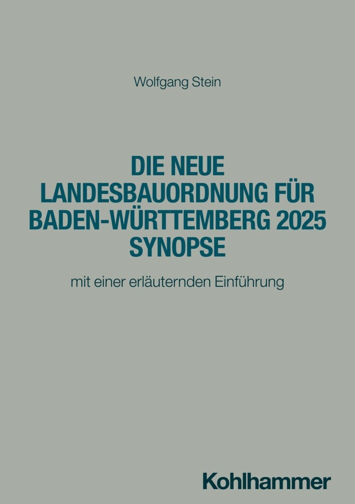 Die neue Landesbauordnung für Baden-Württemberg 2025 Synopse main product photo