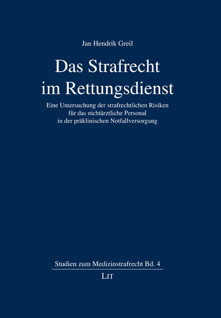 Das Strafrecht im Rettungsdienst main product photo