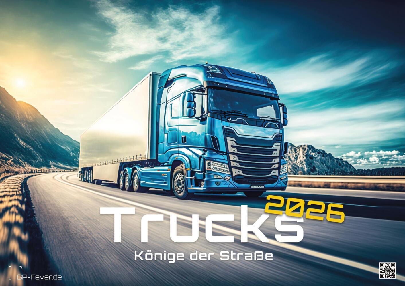 Trucks - Könige der Straße - LKW - 2026 - Kalender DIN A3 main product photo