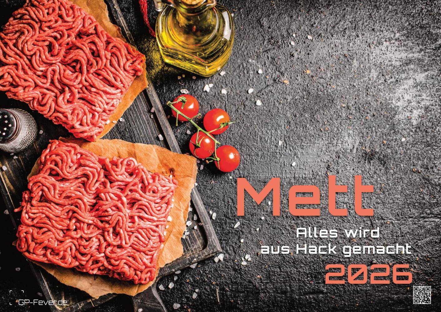 Mettkalender - Alles wird aus Hack gemacht - 2026 - Kalender DIN A3 main product photo