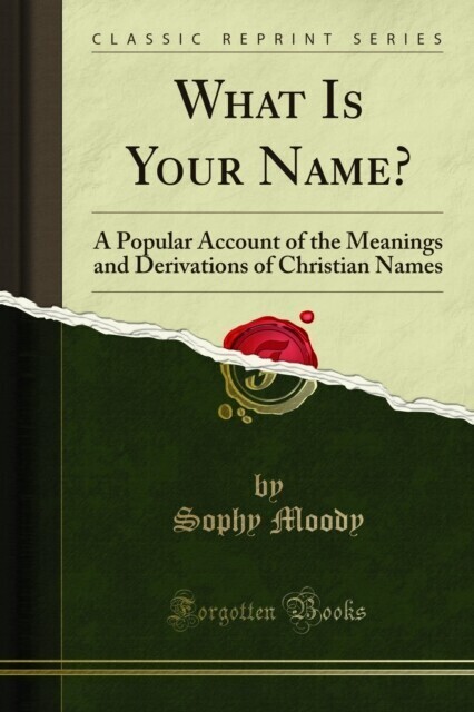 What Is Your Name? main product photo