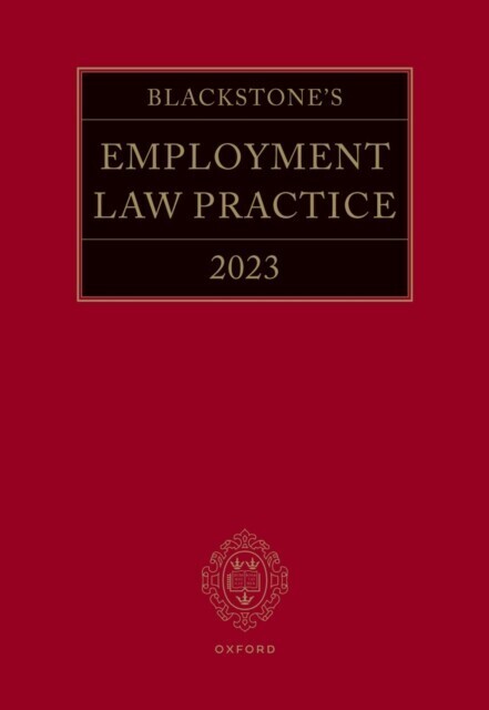 Blackstone's Employment Law Practice 2023 main product photo