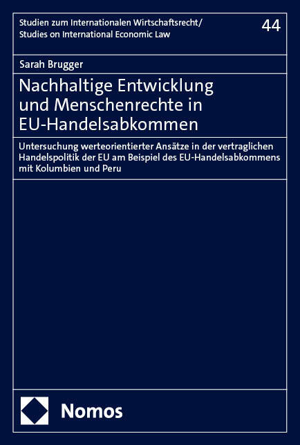 Nachhaltige Entwicklung und Menschenrechte in EU-Handelsabkommen main product photo