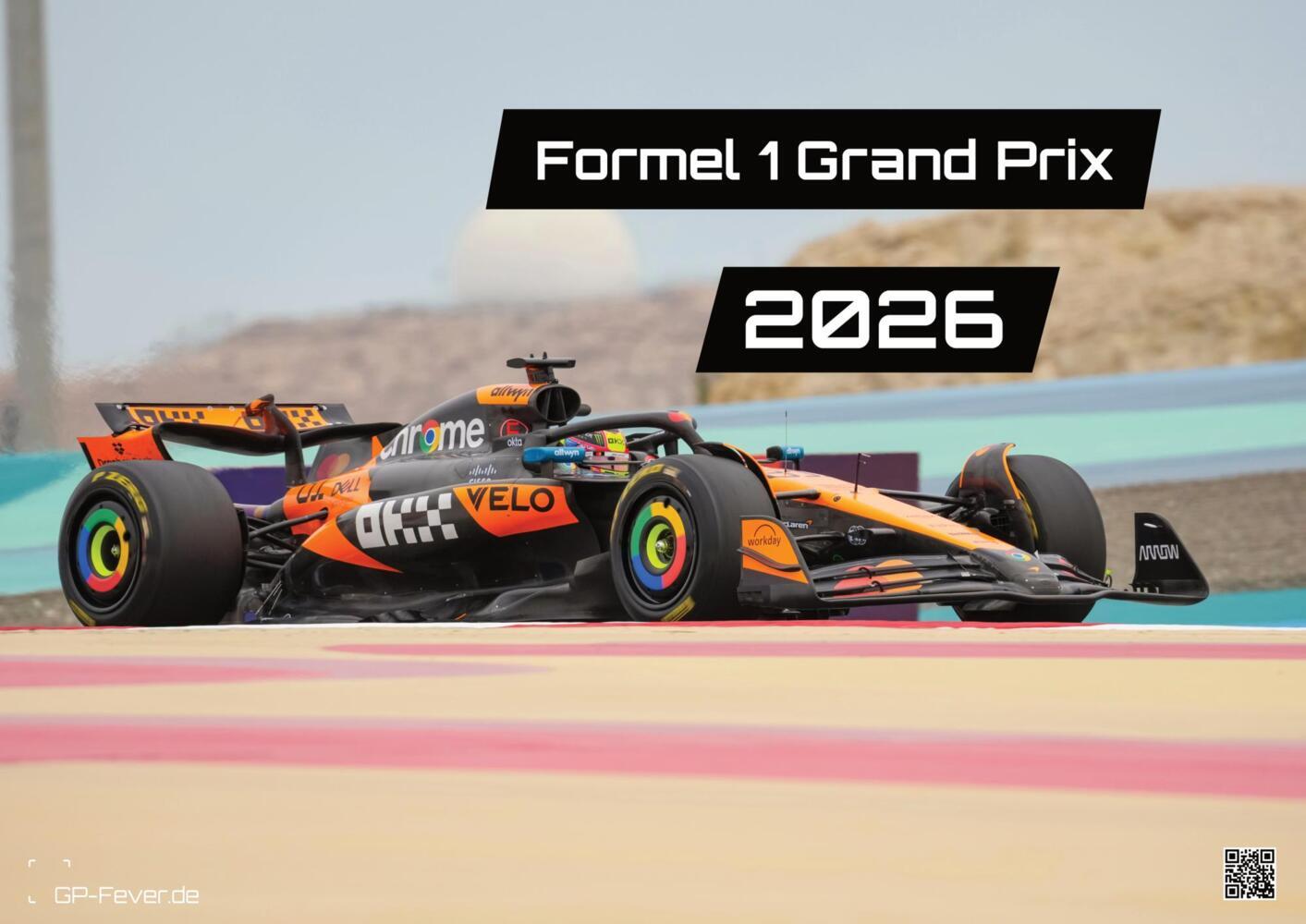 Formel 1 - Grand Prix - 2026 - F1 Kalender DIN A3 main product photo