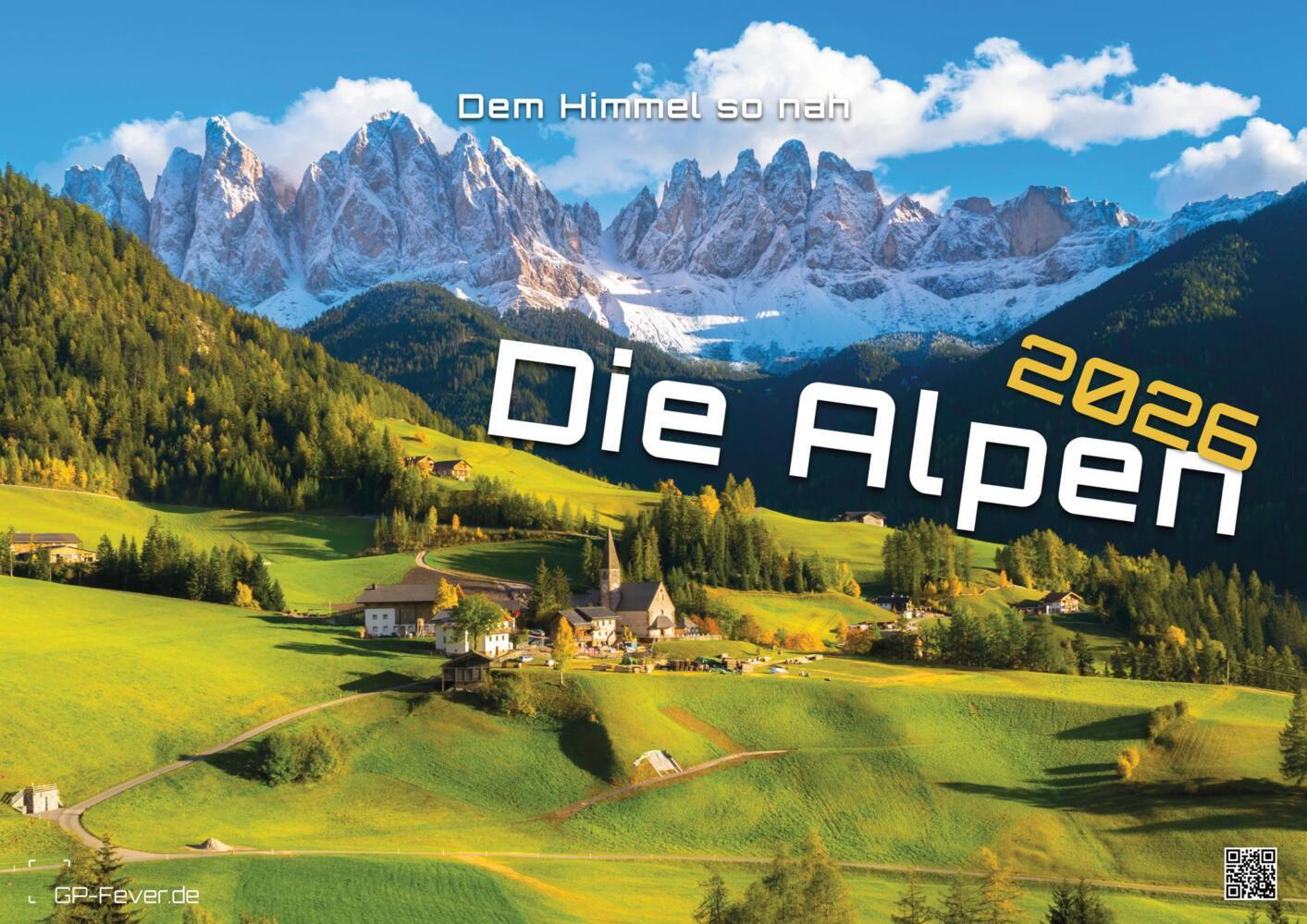 Die Alpen - dem Himmel so nah - 2026 - Kalender DIN A3 main product photo