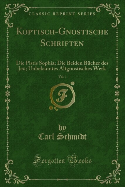 Koptisch-Gnostische Schriften main product photo