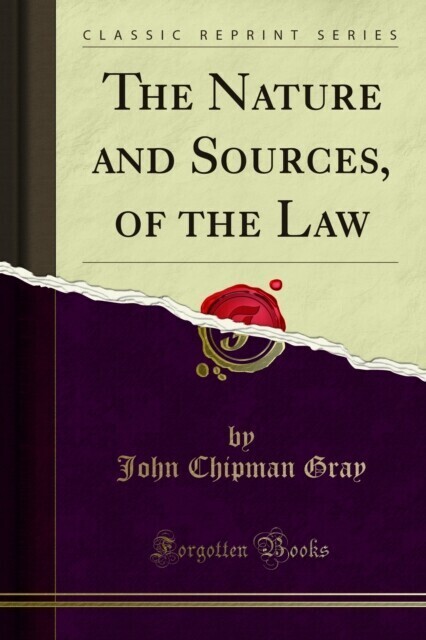 Nature and Sources, of the Law main product photo
