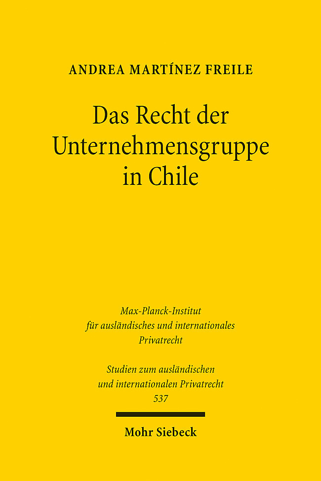 Das Recht der Unternehmensgruppe in Chile main product photo