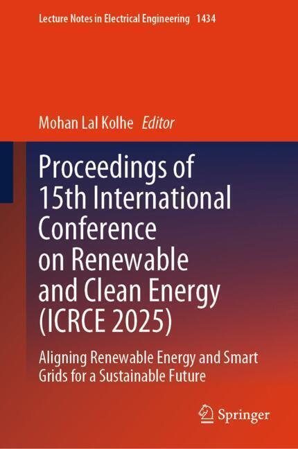 Proceedings of 15th International Conference on Renewable and Clean Energy (ICRCE 2025) main product photo