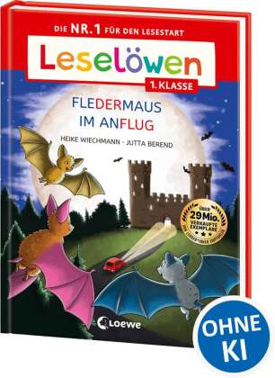 Leselöwen 1. Klasse - Fledermaus im Anflug (Großbuchstabenau...