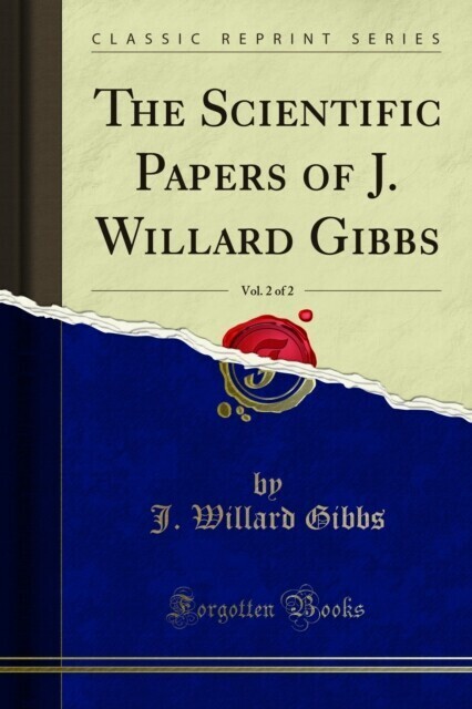 Scientific Papers of J. Willard Gibbs main product photo