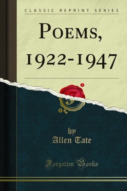 Poems, 1922-1947 main product photo
