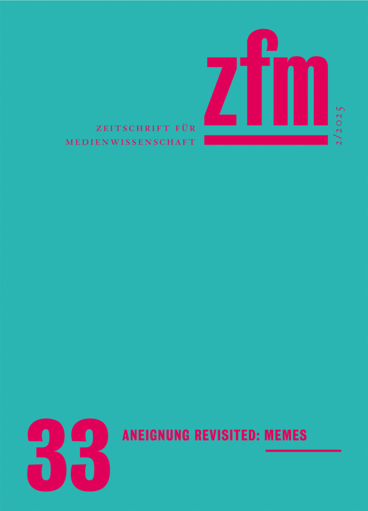 Zeitschrift für Medienwissenschaft 33 main product photo