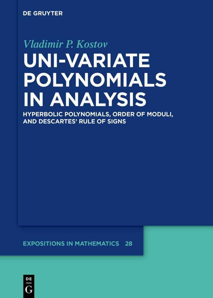 Uni-variate Polynomials in Analysis main product photo