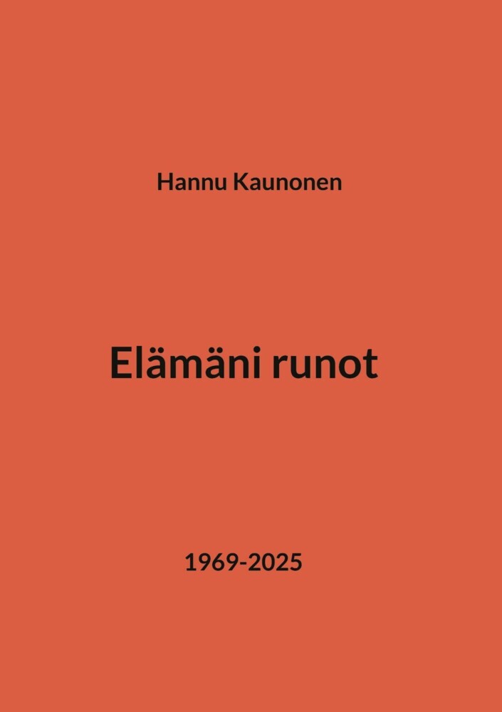 Elämäni runot main product photo