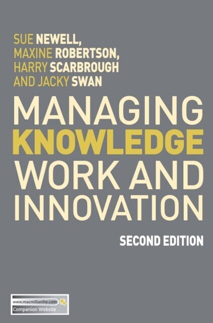 Managing Knowledge Work and Innovation main product photo