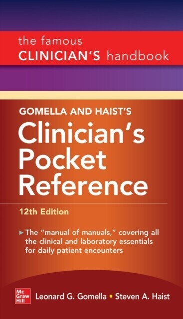 Gomella and Haist's Clinician's Pocket Reference, 12th Edition main product photo
