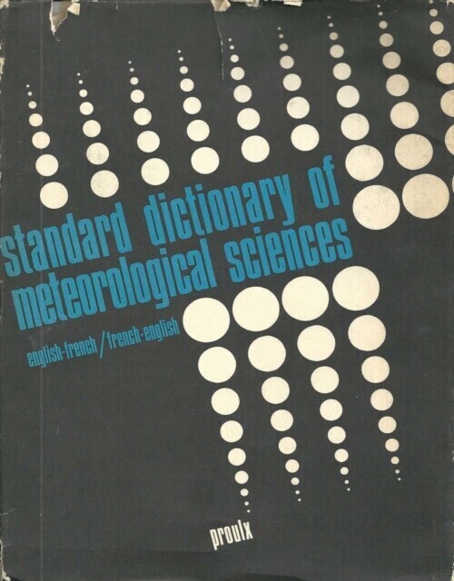 Standard Dictionary of Meteorological Sciences main product photo
