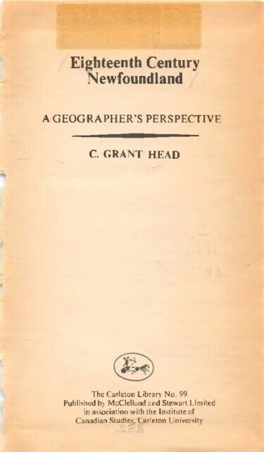 Eighteenth Century Newfoundland main product photo