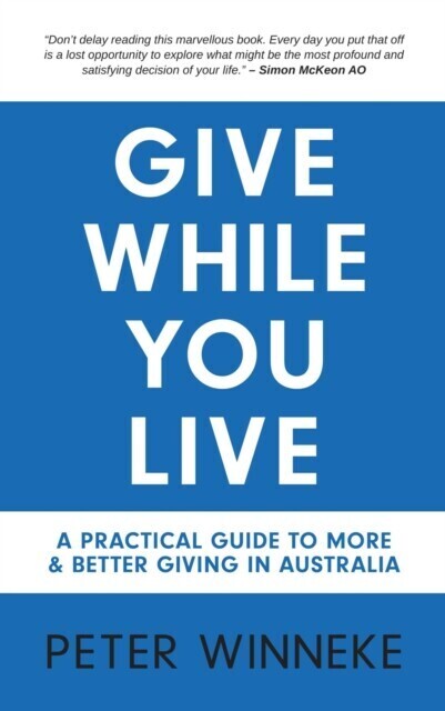 Give While You Live main product photo
