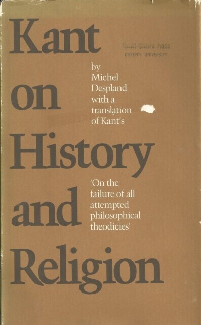 Kant on History and Religion main product photo