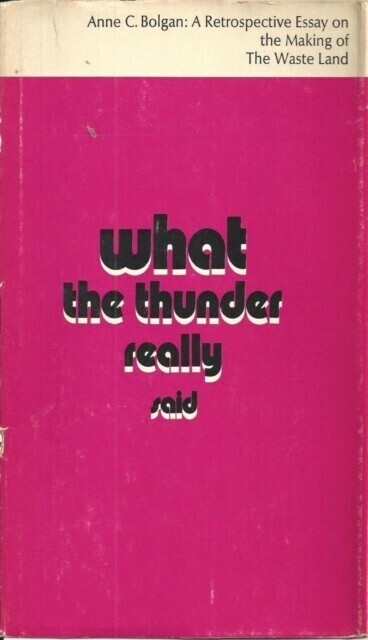 What The Thunder Really Said main product photo