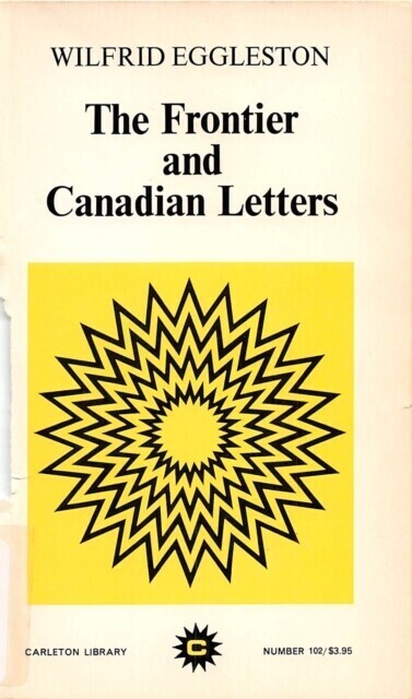 Frontier and Canadian Letters main product photo
