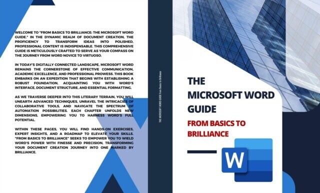 THE MICROSOFT WORD GUIDE From Basics to Brilliance main product photo