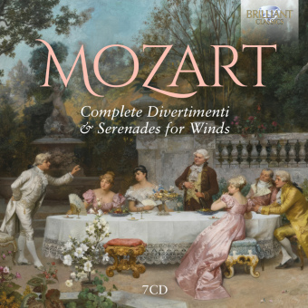 Complete Divertimenti&Serenades for Winds, 7 Audio-CD