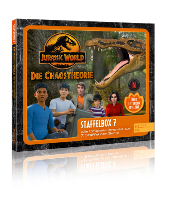Jurassic World - Die Chaostheorie. Staffelbox.7, 3 Audio-CD