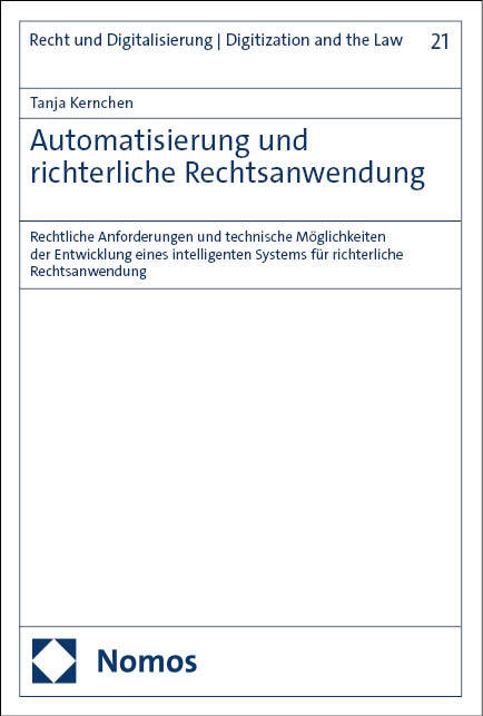 Automatisierung und richterliche Rechtsanwendung main product photo