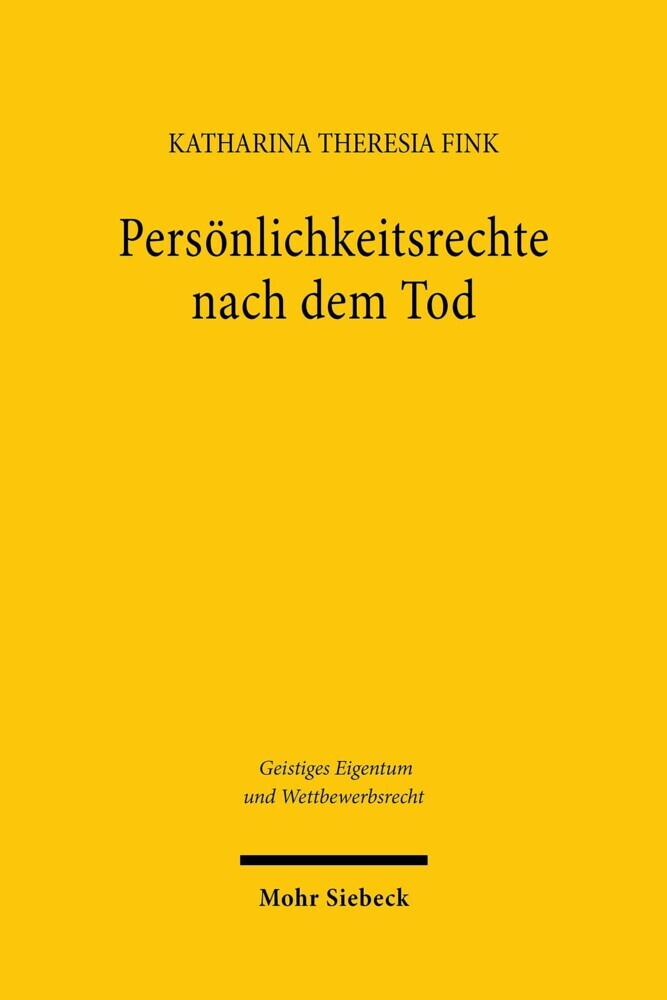 Persönlichkeitsrechte nach dem Tod main product photo