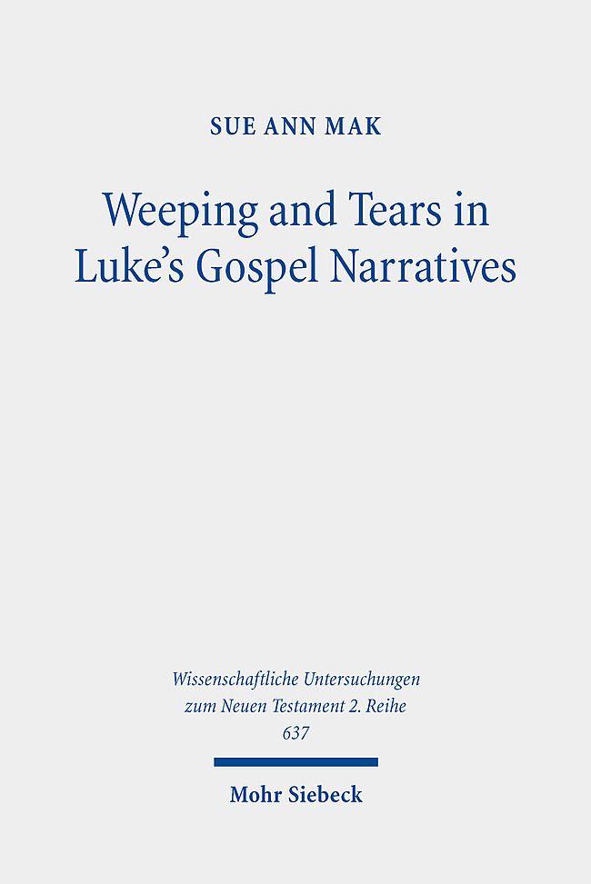 Weeping and Tears in Luke's Gospel Narratives main product photo