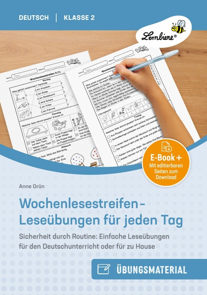 Wochenlesestreifen - Leseübungen für jeden Tag main product photo