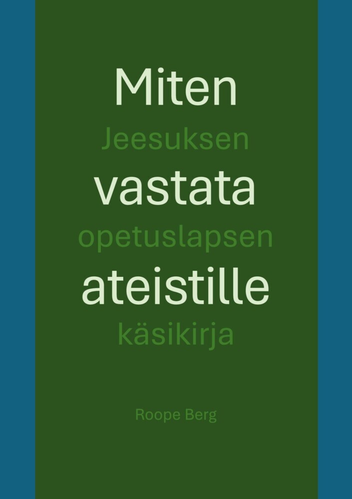 Miten vastata ateistille main product photo