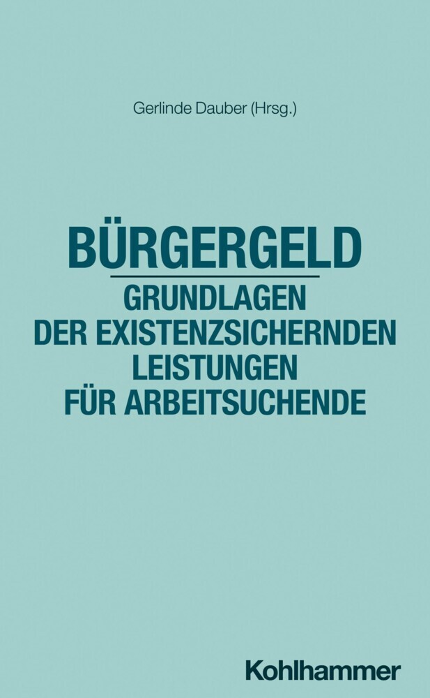 Bürgergeld - Grundlagen der existenzsichernden Leistungen für Arbeitsuchende main product photo