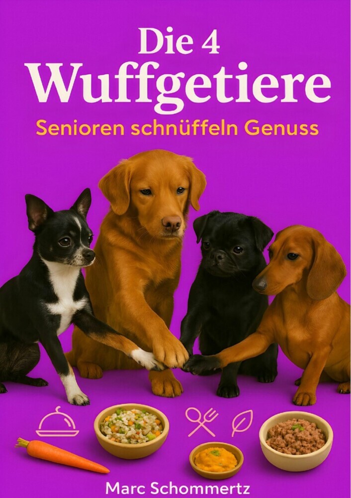 Die 4 Wuffgetiere - Senioren schnüffeln Genuss main product photo