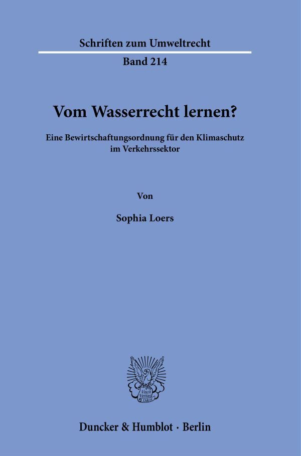 Vom Wasserrecht lernen? main product photo
